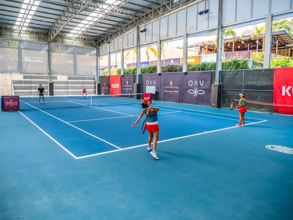 Tennis Clinic Group Class at KĀHLĪ Tennis Academy Phuket