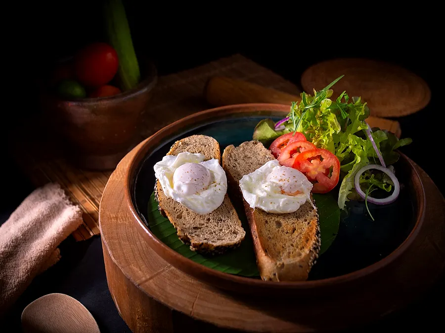 Poached Eggs & Toast