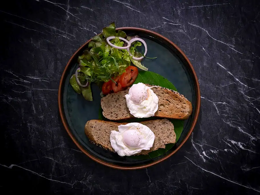 Poached Eggs & Toast