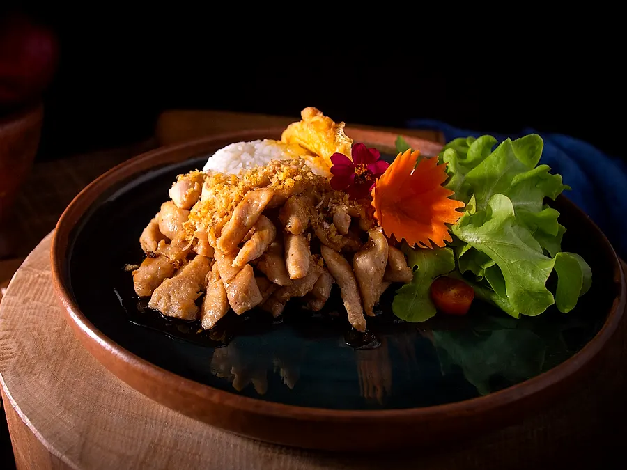 Protein Stir Fried with Garlic