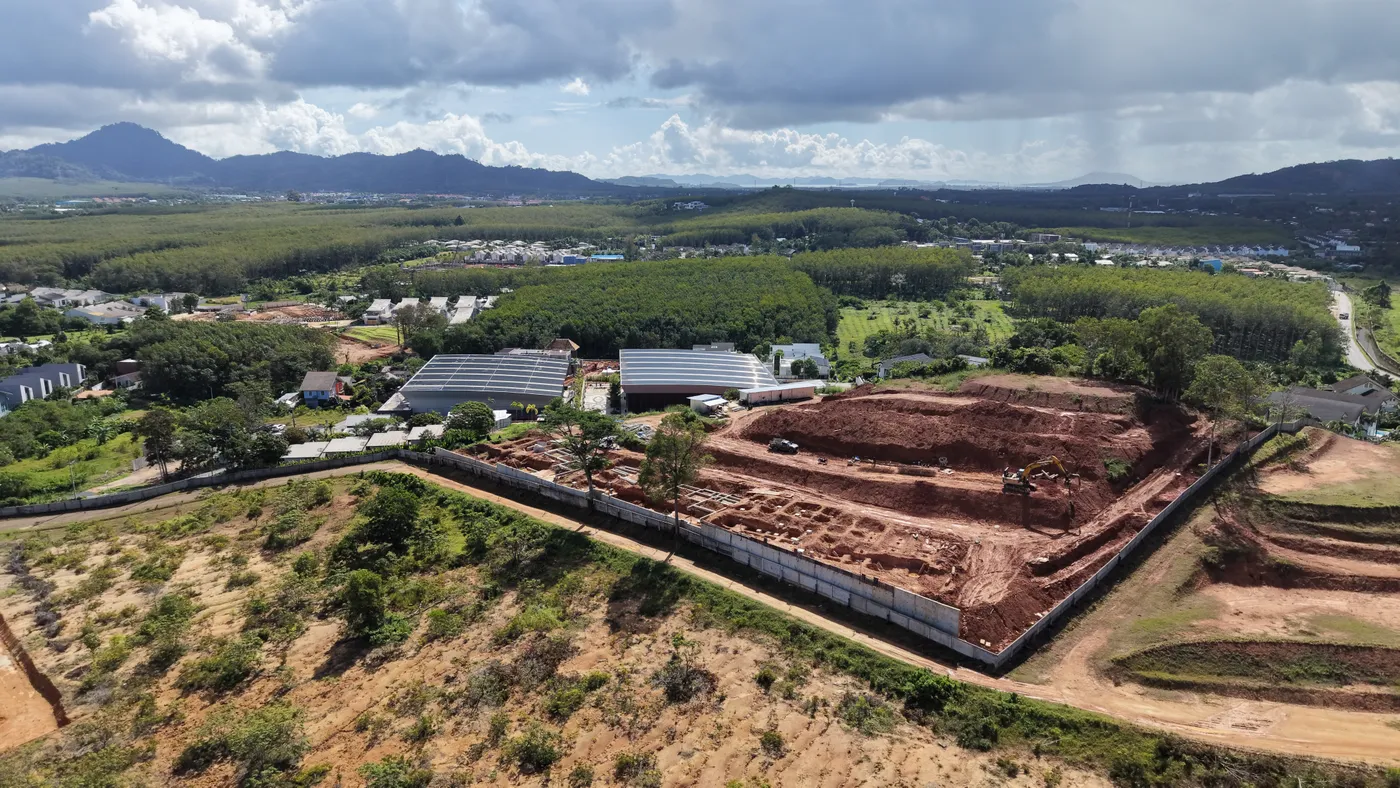 KĀHLĪ Hillside Villas ระหว่างก่อสร้าง ตุลาคม 2025