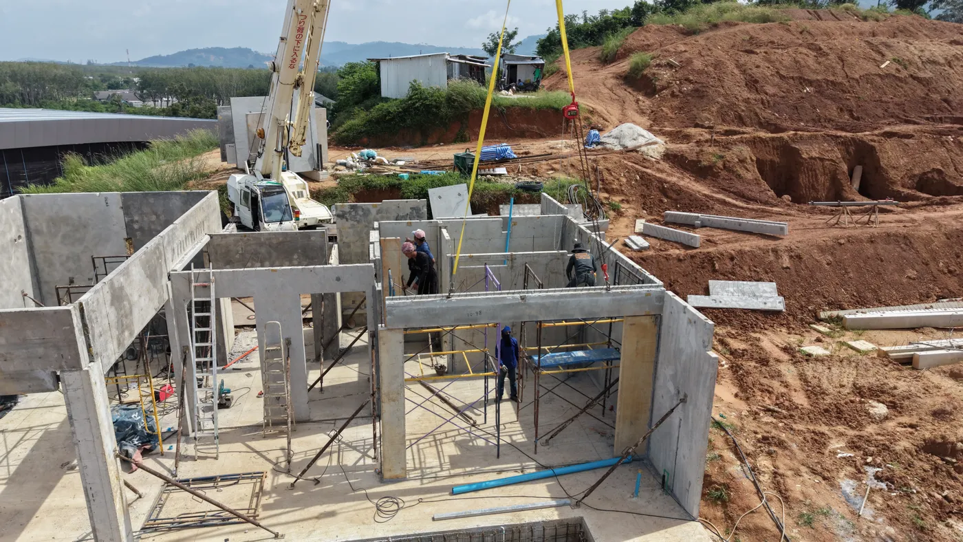 KĀHLĪ Hillside Villas ระหว่างก่อสร้าง พฤศจิกายน 2025