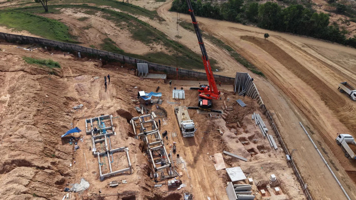 KĀHLĪ Hillside Villas ระหว่างก่อสร้าง ธันวาคม 2025