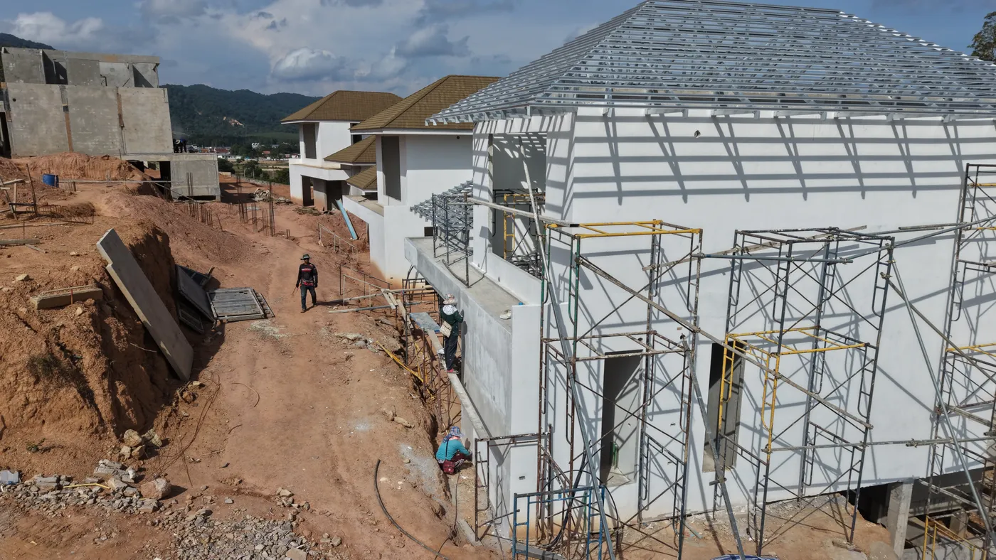 KĀHLĪ Hillside Villas ระหว่างก่อสร้าง เมษายน 2026