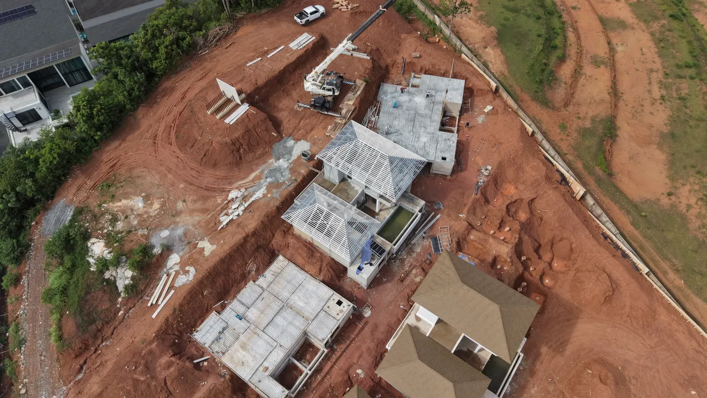 KĀHLĪ Hillside Villas ระหว่างก่อสร้าง มิถุนายน 2026