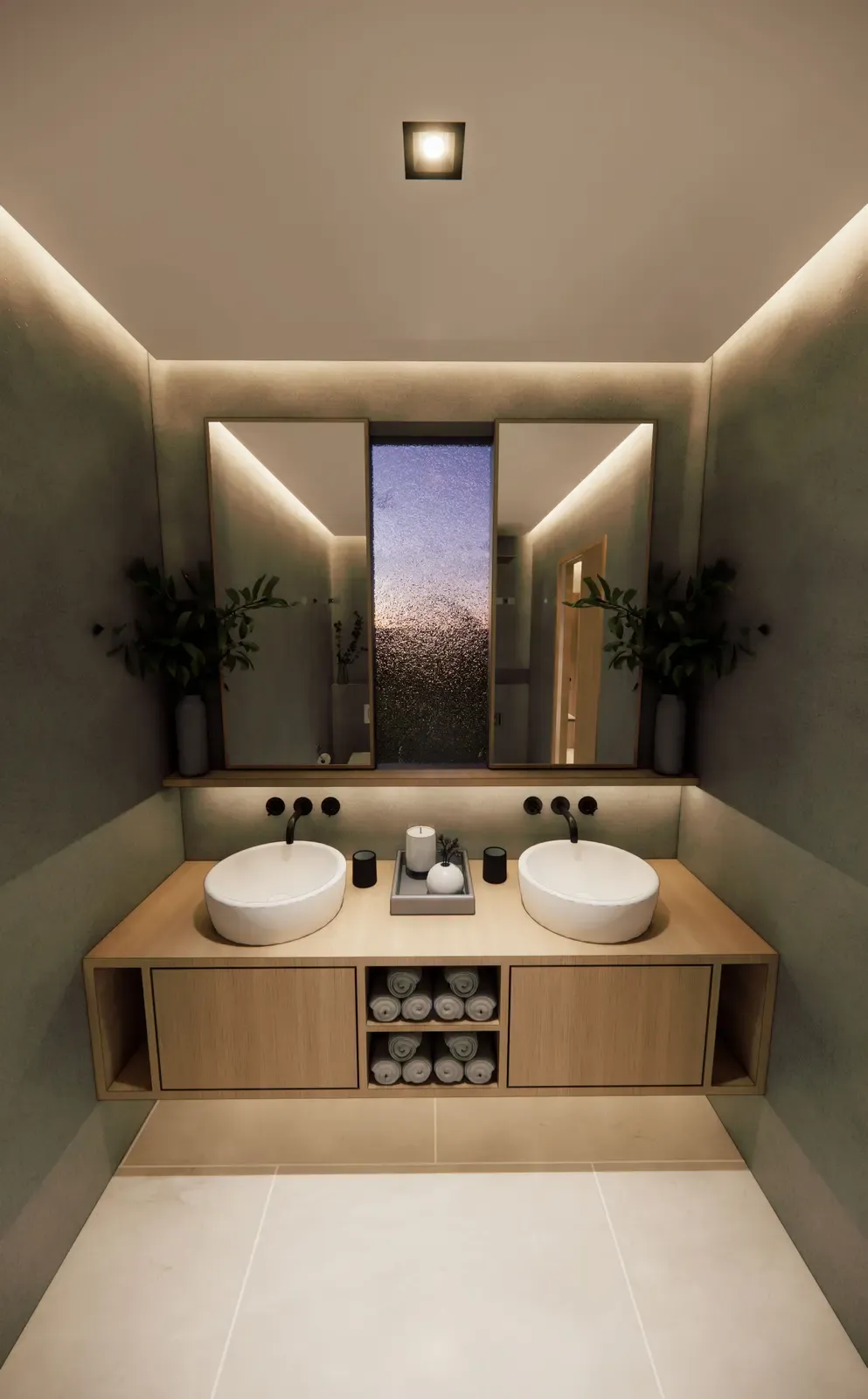 ห้องน้ำในตัวของบ้าน KĀHLĪ Terrace