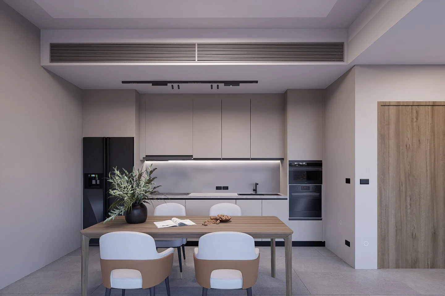 ห้องครัวใน KĀHLĪ Hillside Villa