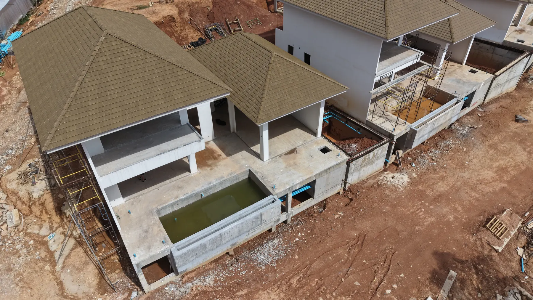 KĀHLĪ Hillside Villas under construction, 12 June 2026