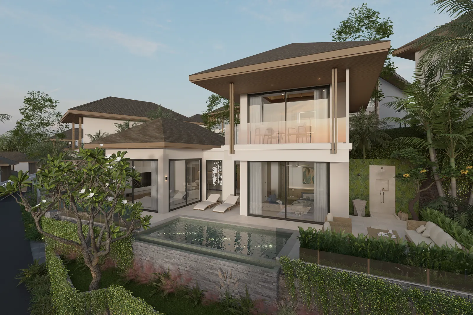 วิลล่า 15 พร้อมวิวจริงจากแปลงที่ดิน วิลล่า 15 ที่ KĀHLĪ Hillside