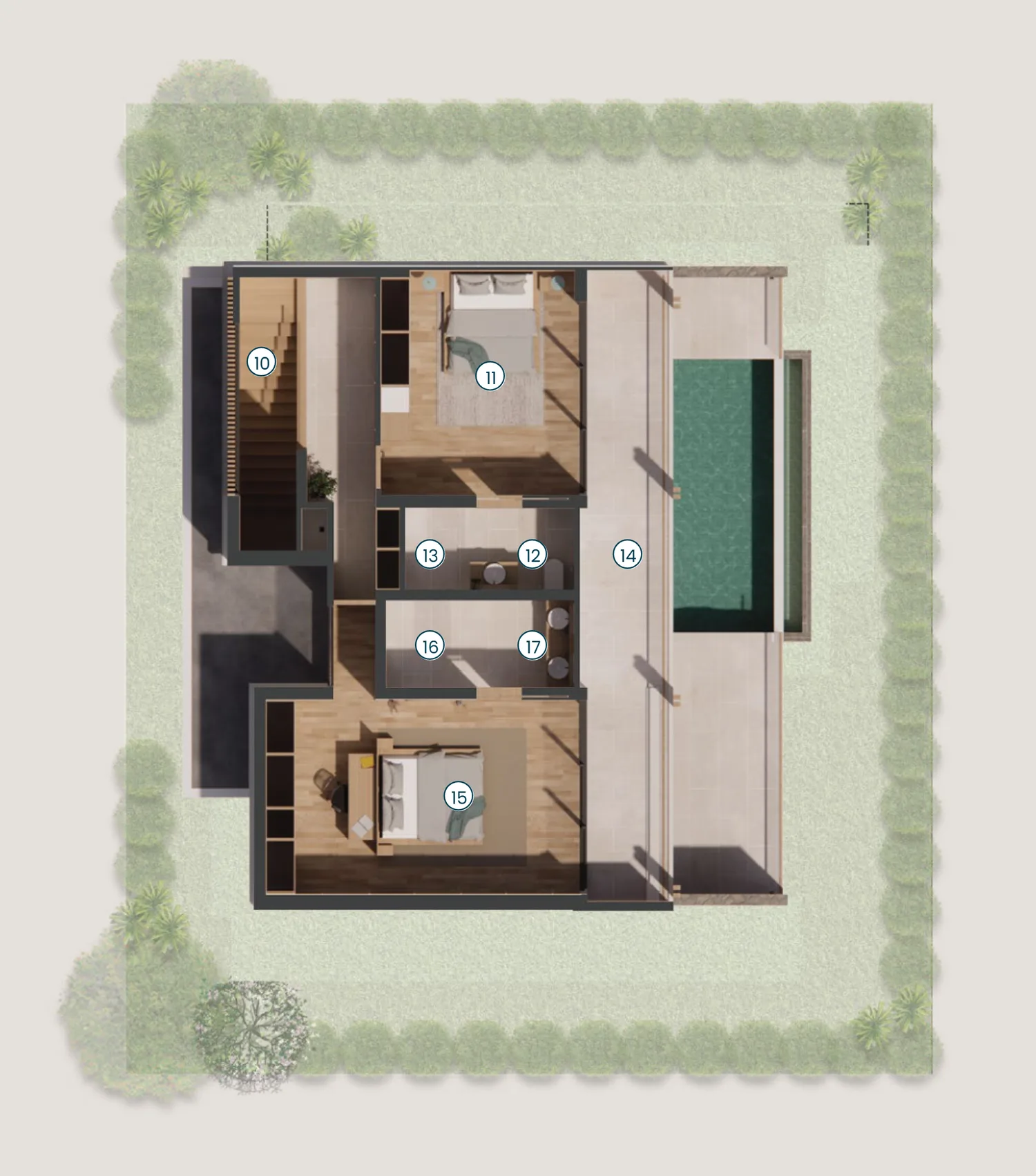 ชั้นบน KĀHLĪ Hillside Villa 18