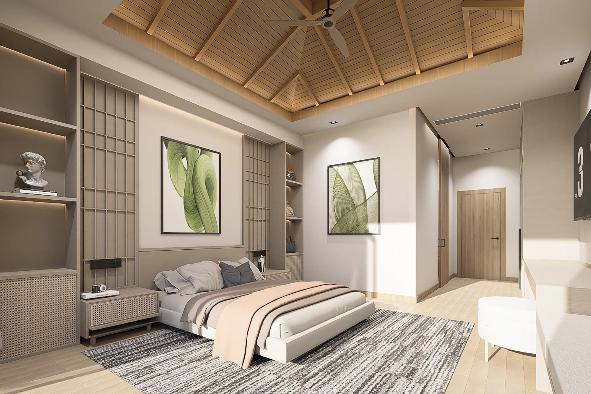 A garden-terrace room at the KĀHLĪ Resort, Phuket